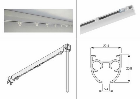 Binario Professionale TECNO Cromo
